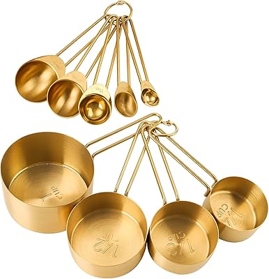 Set of cups and spoons to measure in 9 metal gold together for the.. Shop from our extensive catalog at DIAYTAR NIGERIA and enjoy doorstep delivery in just 5-8 days.