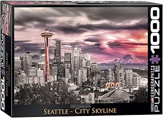 Puzzle eurographics seattle skyline city (1000 pièces).. DIAYTAR NIGERIA transforms dreams into deliveries with our affordable prices and reliable shipping.