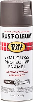 Rust-Oleum Stop Rust aerosol painting, model 7754830, 12 oz, satin bronze satin.. No more overpriced stores — DIAYTAR Nigeria brings the best to your door.