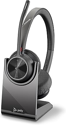 Vervous wireless helmet Voyager 4320 UC + Load support (Plantronics) - Helmet with micro - connects to PC and Mac via a USB -A Bluetooth adapter and mobile via Bluetooth and works with teams (certified), zoom and more.. DIAYTAR NIGERIA: Creating access to affordable products for every Nigerian with our swift delivery service.