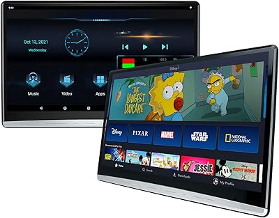 Android car headrest video 10 13.3 inch upgraded with double WiFi 2.4g/5g, double-screen TV at the rear that can synchronize screens, 4K IPS touch screen, HDMI/Bluetooth FM-KK133SC.. Everything you need is just a click away with DIAYTAR Nigeria — shop now and receive your order in days.