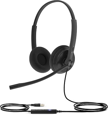 Professional wired helmet Yalink UH34 Lite, microphone antibruity, online controller and flexible foam ear pads (ideal for Microsoft teams) - Black.. Enjoy the simplicity of shopping with DIAYTAR NIGERIA, offering vast choices delivered in just 5-8 days.