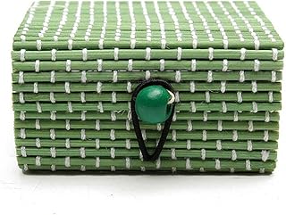 Yipoch jewelry storage box, colored wood jewelry storage box, rings storage box, necklaces and earrings (color: dark blue).. Experience shopping freedom with DIAYTAR NIGERIA's vast catalog and nationwide 5-8 day shipping.