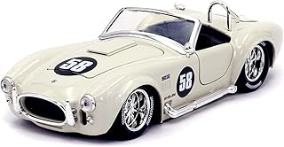 Jada Toys Big Time Muscle 1:24 1965 Shelby Cobra 427 s/C White Car Pressure, toys for children and adults.. Your ideal shopping partner, DIAYTAR NIGERIA offers extensive variety with reliable nationwide shipping.