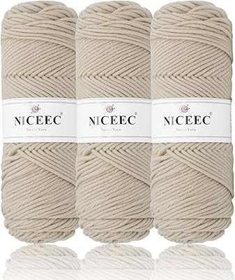 NCEC 3 Soft wire ketches 100 % acrylic 8 Beige thicknesses for knitting.. Shop for everything you need at DIAYTAR NIGERIA, with budget-friendly prices and quick delivery.