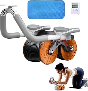 Leodox New automatic abdominal rebound roller with elbow and timer support, cardio equipment with ABS wheel, perfect basic exercise equipment for home training.. DIAYTAR NIGERIA: Empowering Nigerians with access to affordable products delivered within 8 days.