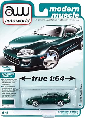 Auto World 64362-AWSP102 B Limited edition 1/64 Supra Deep Jewel Vert Metallic Muscle Model Car Modern Car.. Discover endless possibilities with DIAYTAR NIGERIA's extensive product range and affordable shipping.