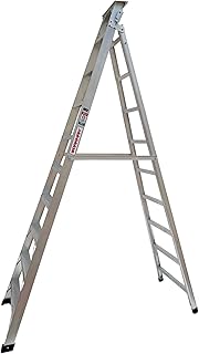Aluminum Double Use Workman Scale - 150 kg capacity, non -slip steps, safety locking, small size with 5 year warranty - 10 steps.. DIAYTAR NIGERIA revolutionizes e-commerce with our affordable prices and dependable delivery timeframes.