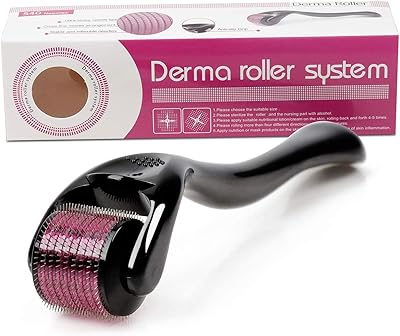 Derma rollerblin 1.5 mm for facials in the face and body, 540 micro-Aiguilles for the regrowth of beard hair, stainless steel for wrinkles, stretch marks, scars and cellulite for women and men, purple, 1.5, roller.. DIAYTAR NIGERIA transforms how Nigerians shop with our affordable prices and dependable shipping times.