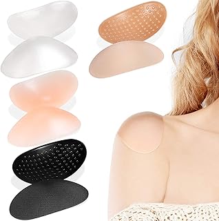 Goodrun 4 pairs of flexible silicone adhesive shoulder shoulders, breathable sponge sponge sponlets for clothing, reinforced non -slip shoulder shoulders, invisible shoulders for women and men.. Big selection, small prices — shop now on DIAYTAR Nigeria.