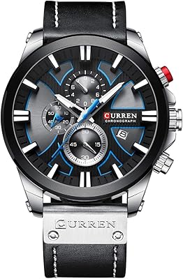 Nanzu Curren 8346 Luxury Men's Luxury Watch, Quartz movement, Waterproof 3atm, Large Dial, Large Dial, Light Sports Watch, Microsecond, Second Minute, Chronograph, Subcadrans, Calendar, Clock Clock.. Shop millions of products across categories on DIAYTAR Nigeria — delivered right to your door.