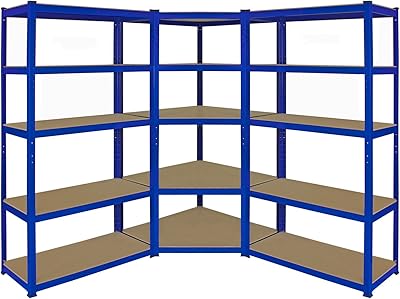 T-rax corner shelf and set of 2 very spacious steel utility garage shelves.. Your ideal shopping partner, DIAYTAR NIGERIA offers extensive variety with reliable nationwide shipping.