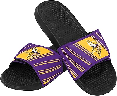 NFL FOCO striped sports sandals for men.. With DIAYTAR Nigeria, shopping online is easy, affordable, and fast.