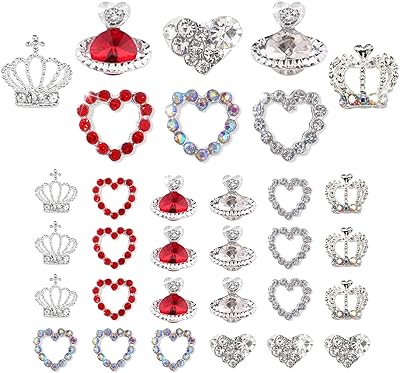 32 Cart pieces for nail -shaped nails crown for nails.. Shop with confidence at DIAYTAR NIGERIA, offering extensive product variety with nationwide delivery.