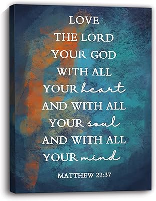Biblical wall art, biblical wall art, Christian gifts for women, men, children's rooms, kitchen, positive inspiration oil painting - 11 "x 15" (29 x 38 cm) - Box.. Discover endless possibilities with DIAYTAR NIGERIA's comprehensive selection and reliable shipping.