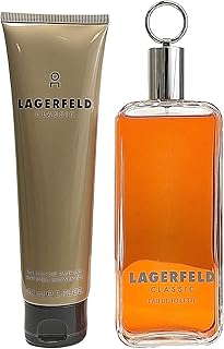 Lagerfeld Classic for men's eau de toilette 150 ml + SG collection 150 ml.. DIAYTAR NIGERIA: Where smart shoppers find everything they need at prices they can afford.