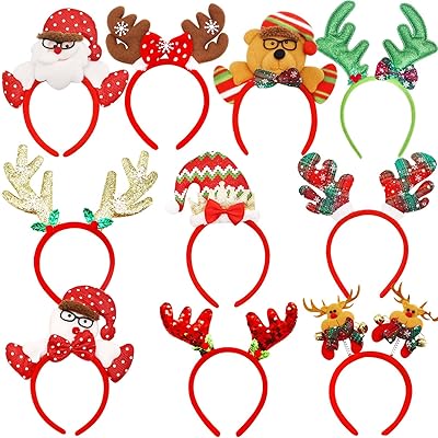 10pcs Christmas bands RENNE WOOD BAND HOands Holidays For Women Men Children Assorted Christmas Accessories For Holidays, Costumes, Decoration and Christmas Gifts.. Discover more ways to save — every day on DIAYTAR Nigeria.