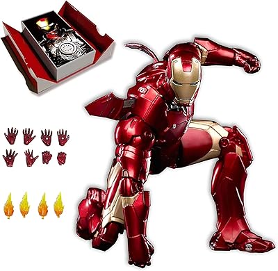 Series of YOKOISEK IRONMAN films - Ironman collection figurine, metal plate with 20 mobile articulations (7 inches) (Mark 3).. Shop millions of products across categories on DIAYTAR Nigeria — delivered right to your door.