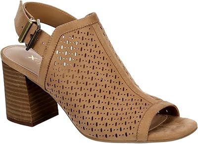 Xappeal Zella Sandals with low heels and open end cut with laser for women.. Your shopping dreams realized through DIAYTAR NIGERIA's affordable platform with reliable delivery times.