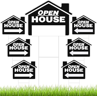 7 Open door panels for real estate 18 x 14 inch, double -sided real estate panels, property sales panels, robust panels for sale by the owner with real estate agent instructions (black).. Enjoy low prices, wide selections, and reliable delivery with DIAYTAR Nigeria.