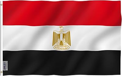 Beffish flag has Egypt - bright colors and resistant to discoloration and UV rays - Tissue and double seam header - Egyptian flag with polyester with brass eyelets 3 x 5 feet.. Discover more ways to save — every day on DIAYTAR Nigeria.