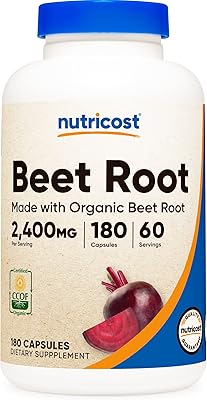 Betterave Nutricost 2400 mg, 180 capsules - CCFO certified, based on organic beets, supercharging, 60 portions.. DIAYTAR NIGERIA: Connecting Nigerians with affordable products through our expansive e-commerce platform.