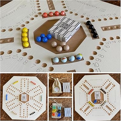 Jackaro Agu board game Joker Double Face for 4 and 6 players (white).. DIAYTAR NIGERIA revolutionizes e-commerce with our affordable prices and dependable delivery timeframes.