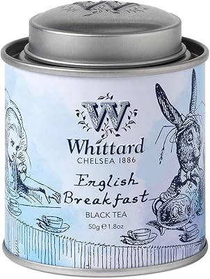 Whittard of Chelsea English Breakfast black tea bulk alice in Wonderland mini box 50g.. DIAYTAR NIGERIA: Where quality meets affordability, with thousands of products delivered in less than 8 days.