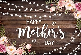 Renaiss 7x5ft backdrop Happy Mother's Day Pink Floral Leaves.. DIAYTAR NIGERIA transforms dreams into deliveries with our affordable prices and 5-8 day shipping.