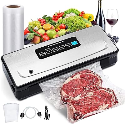 Ink Bird automatic sealing machine to keep dry and humid foods, compact slicer, easy to clean, stainless steel, compact design.. DIAYTAR NIGERIA: Revolutionizing accessibility to quality products at budget-friendly prices across Nigeria.