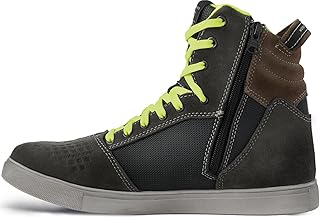 Shima Rebel Vented, Motorcycle Shoes for Men | breathable and reinforced street driving shoes with side zipper, ankle support, non -slip sole, equipment pad.. DIAYTAR NIGERIA: Where shopping is a pleasure with affordable prices and reliable delivery service.