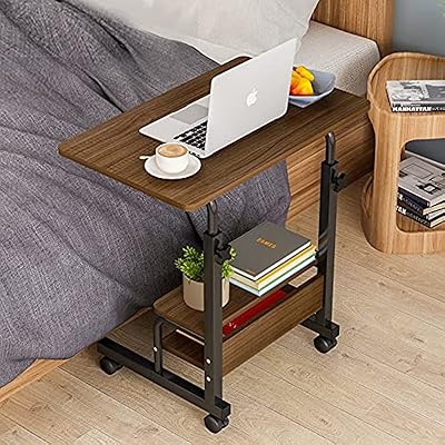 Portable bedside table adjustable in height for laptop - 80 x 40.. Experience shopping without limits at DIAYTAR NIGERIA, where affordability meets convenience in just days.