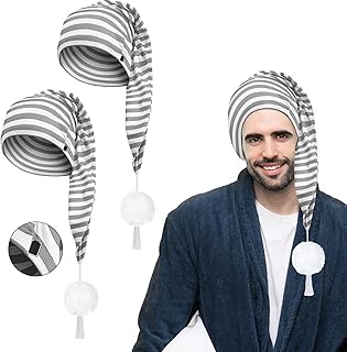 2 pieces of Christmas hats striped adjustable pajama hats with pompon ball for Christmas party supplies.. Get access to thousands of affordable products only on DIAYTAR Nigeria.