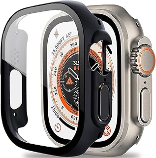 Mi Mall Mi Mall Compatible with Apple Watch Ultra 49 mm, Wallpaper protector in tempered glass, ultra -fine complete protective shell and shock resistant for iWatch Ultra 49 mm - Black.. Shop smarter with DIAYTAR Nigeria — affordable prices and a wide product range delivered in just 5 to 8 days.