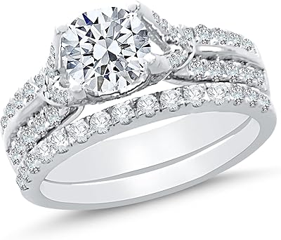 Solitary diamond diamond fiançail ring 4 carats for women in Sterling 925 silver and cubic zirconies, jewelry by Jenny Jewelers, Metal, Cubic Zirconia.. Elevate your shopping experience with DIAYTAR NIGERIA's vast catalog and budget-friendly options.