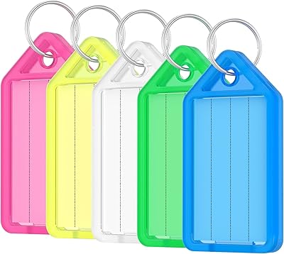 Key holders, 50 Electrodon classification pieces, plastic keychain stickers with matched colors for hotel company, home office.. DIAYTAR NIGERIA delivers affordability and convenience to your doorstep within 8 days of purchase.