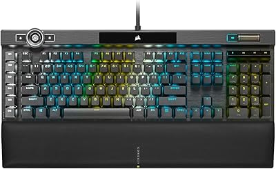 Corsair K100 RGB mechanical game keyboard - Quick switching of the keys, Axon Super treatment technology for a faster 4x output - 44 lighting areas, double strike PBT keys, silver.. Shop the future with DIAYTAR NIGERIA - thousands of products, unbeatable prices, delivery within a week.