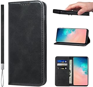 Foldable leather case PU llangelm with design wallet, carrot holder and flap antichoc for Samsung Galaxy S10 Plus - Black.. Experience the convenience of online shopping with DIAYTAR NIGERIA's reliable 5-8 day delivery service.