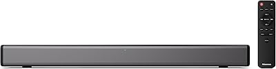Hisense HS214 2.1 channel speaker with integrated bass box, 108 W, all-in-one compact design, Bluetooth, powered by Dolby Audio, ready for Roku TV, International HDMI version (no manufacturer's warranty).. DIAYTAR NIGERIA delivers value, variety, and convenience with our nationwide 5-8 day shipping.