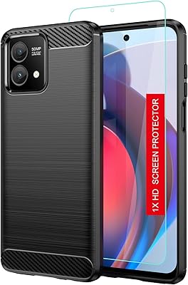 MOTO G Stylus 5G 2023 shell, Motorola G Stylus 5G 2023 shell with [HD screen protector] Flexible TPU carbon fiber protection shell improved for shock absorption for Moto G Stylus 5G 2023, (matt black).. DIAYTAR NIGERIA makes every shopping desire a reality with affordable prices and delivery in 5-8 days.