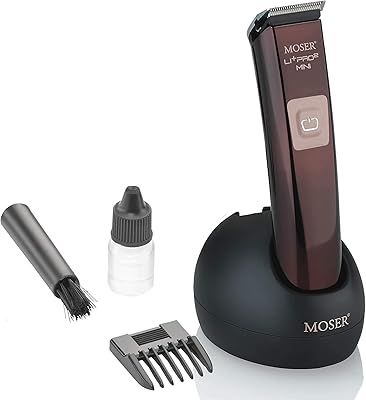 Moser 1588-0151 Mini Lee + Pro 2 hair mower, professional with/wireless, metallic brown, small size.. DIAYTAR NIGERIA puts thousands of products at your fingertips with affordable prices and delivery within a week.