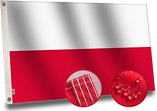 Large flag of Poland 3 x 5 feet, average size for the outside on both sides, 100D polyester, fabric header and double seam - brass eyelets for easy display, polishing of flags.. Your one-click solution to affordable shopping, DIAYTAR NIGERIA delivers quality products nationwide.