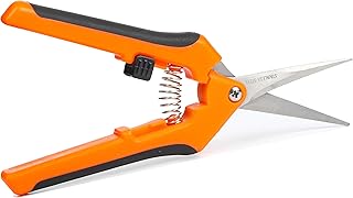 6.5 cm gardening pruning shears, professional scissors with curved precision blades with titanium coating, dryer for gardening plants (orange).. Experience shopping freedom with DIAYTAR NIGERIA's vast catalog and nationwide 5-8 day shipping.
