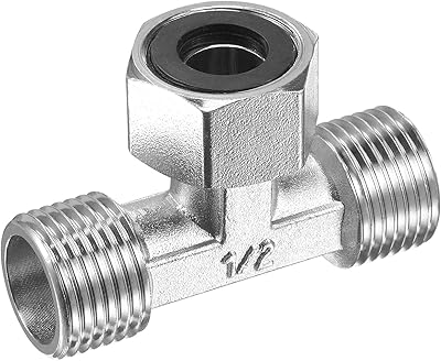 Sourcing Map swivel swivel in nickel -plated brass connector G1/2 2 2 males to 1 female 3 -way t -shaped.. Shop with purpose at DIAYTAR NIGERIA and receive your purchases at unbeatable prices within the week.