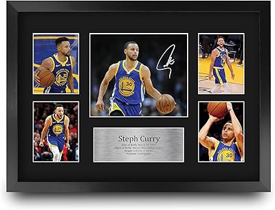 HWC Trading Fr A3 Steph Curry Golden State Warriors Printed Gifts Signature Presentation Fan Souvenir Souvenir Basketball - A3 Boarded.. Experience the DIAYTAR difference with our vast product selection and delivery within 5-8 days.