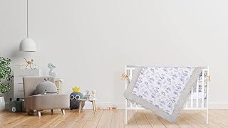 4 -piece baby bed set in gray nini muslin.. DIAYTAR Nigeria — the online store where variety meets value.