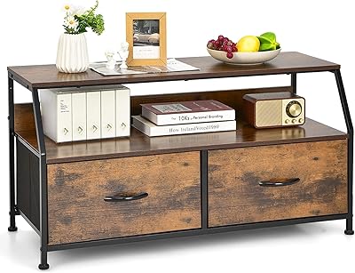 Medimall TV cabinet for TV up to 43 "Classic multimedia console table with drawers and shelves.. Whether it’s gadgets or groceries, DIAYTAR Nigeria delivers in less than 8 days.