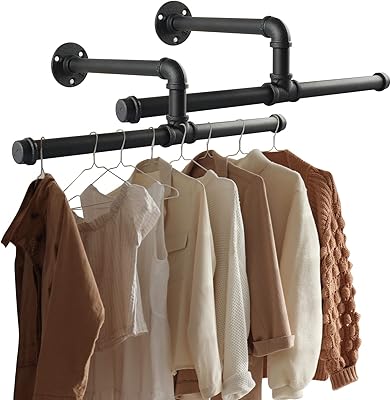 Mozdc with industrial clothing in 18 -inch hose, robust wall holders for bathroom, closet, clothing store, pack of 2.. DIAYTAR NIGERIA: Bridging the gap between consumers and quality products with affordable nationwide shipping.