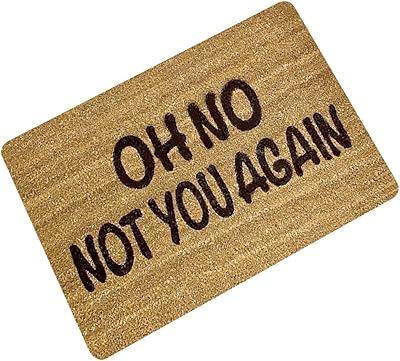 Oh not you again non -slip floor carpet with fun rubber support, bench and outdoor entrance carpets.. Shop millions of products across categories on DIAYTAR Nigeria — delivered right to your door.