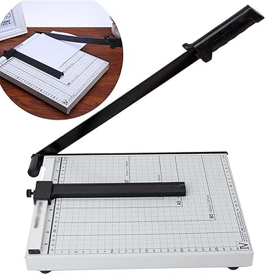 12-inch paper destructive, capacity of 10 to 12 sheets, paper cutter in A4 format, professional white paper destructive for home office (paper cutting).. Shop like never before with DIAYTAR NIGERIA's comprehensive marketplace and budget-friendly shipping.